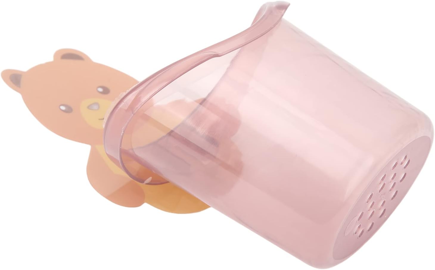 Space-Saving Wall-Mounted Toothbrush Holder Pink