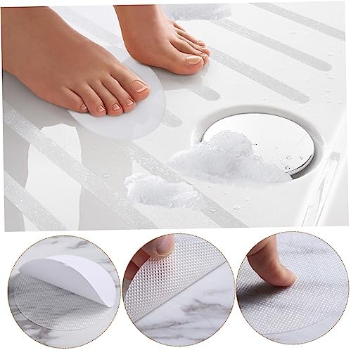 Healifty 30 Pcs Non-Slip Bathtub Stickers for Bathroom Safety