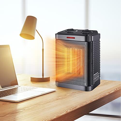 Oprunsy 1500W PTC Ceramic Space Heater with 3 Modes and Safety Protection