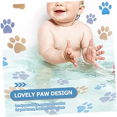 10Pcs Dog Paw Bathtub Decals Non-Slip Stickers