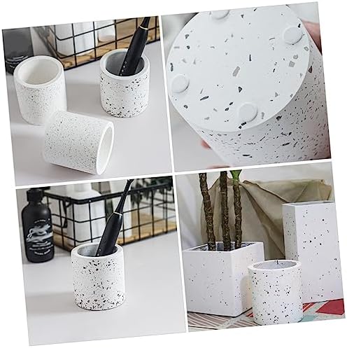 Bathroom Storage Cup Toothbrush Holder 2-in-1 Organizer