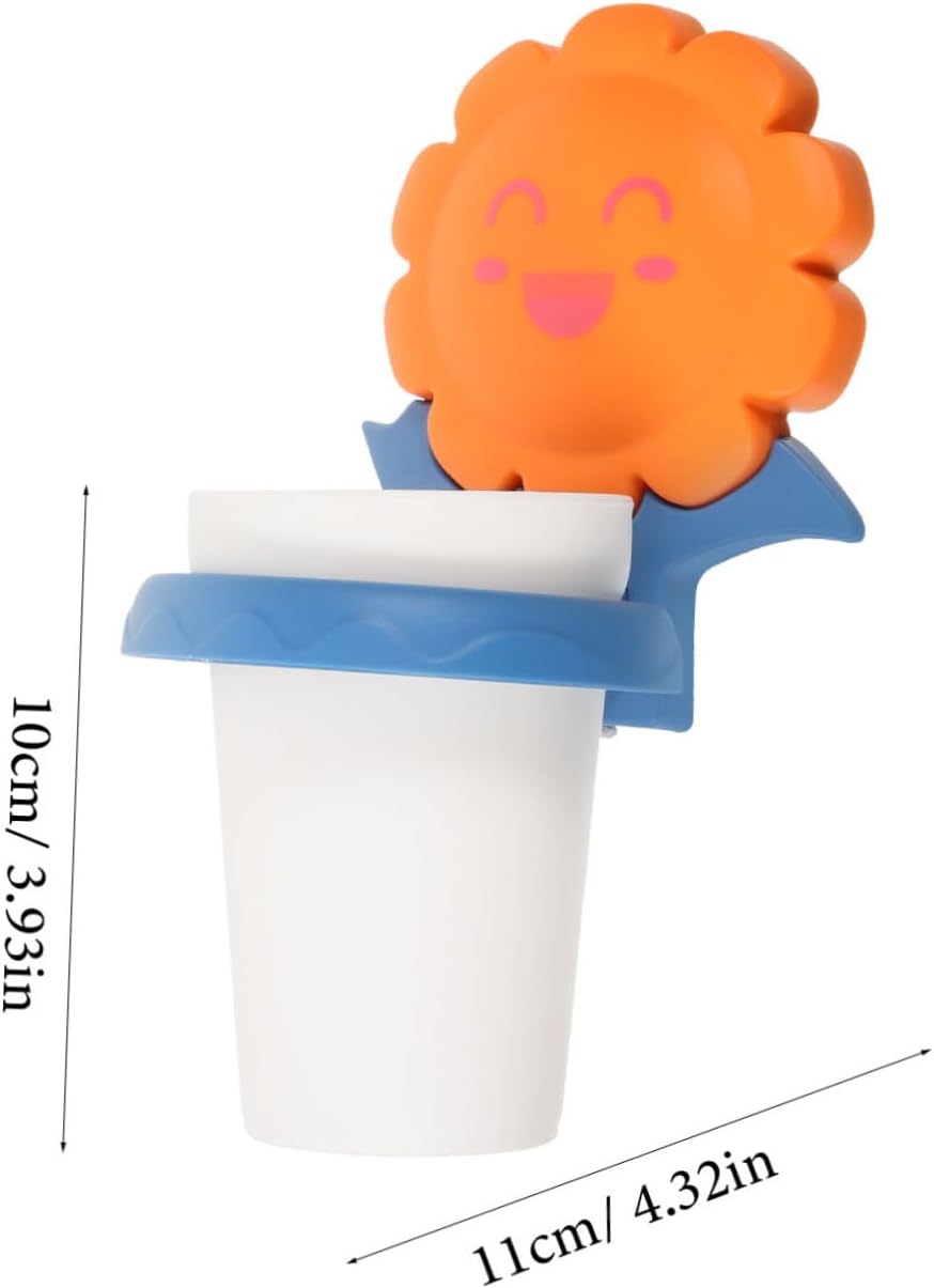 Cartoon Toothbrush Holder Wall Mount Organizer for Boys Girls