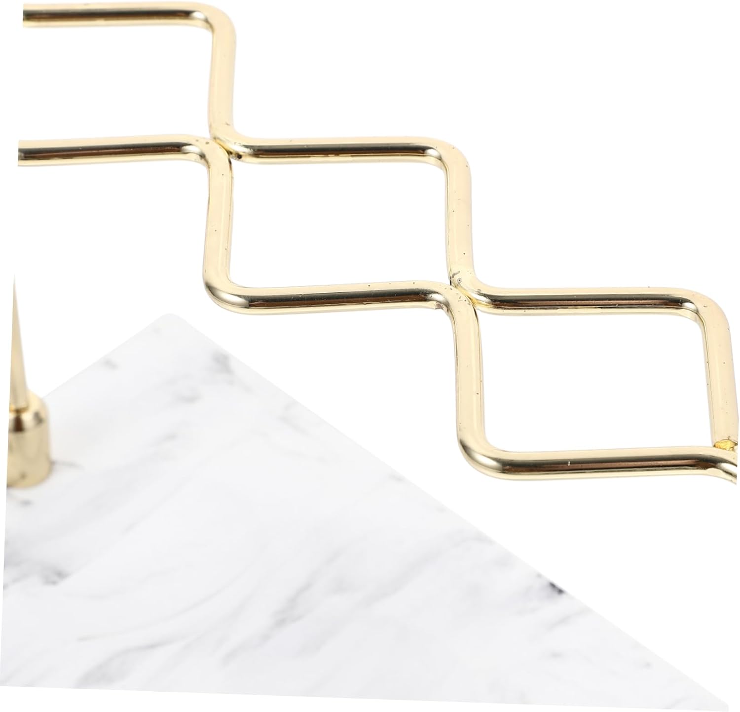 HEALLILY Marble Textured Toothbrush Holder Stylish Bathroom Organizer