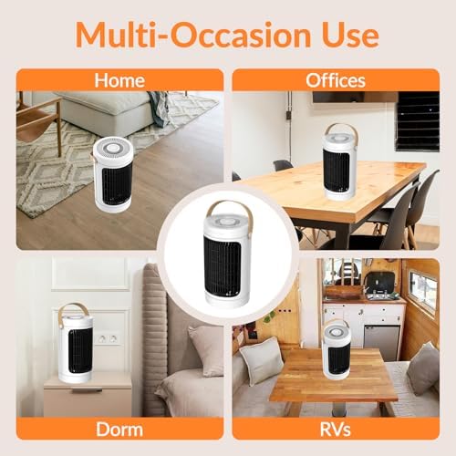 ADTARK 1500W Fast Electric Space Heater with Thermostat and 3 Modes