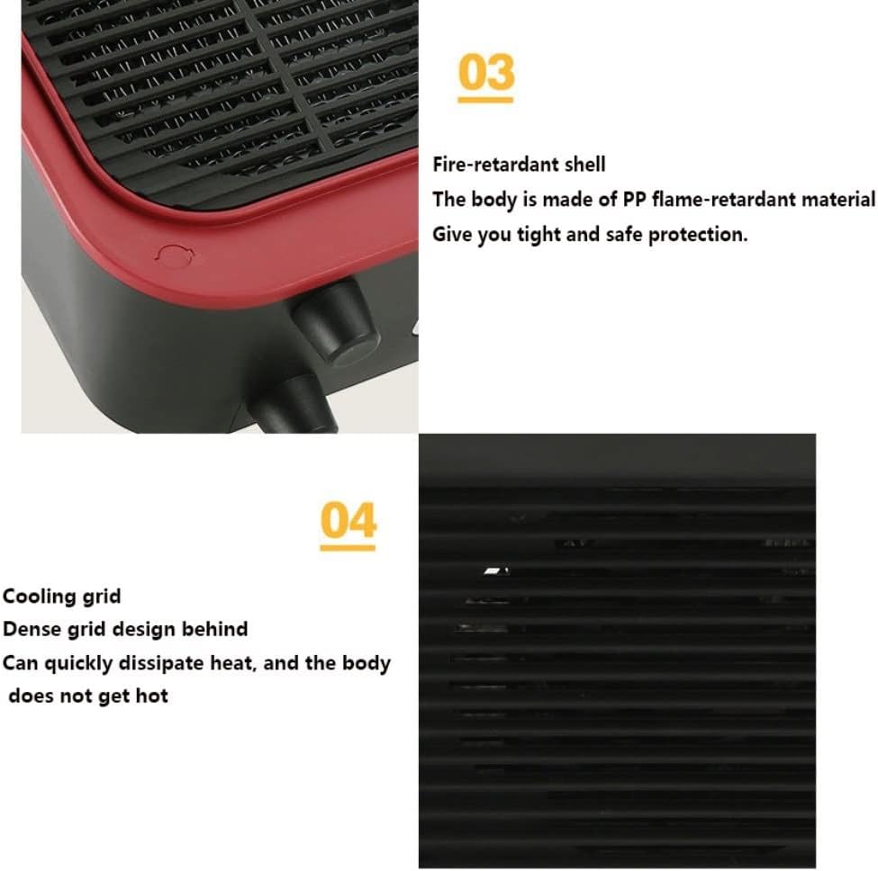Grafken Retro Heater 500W Energy Saving White