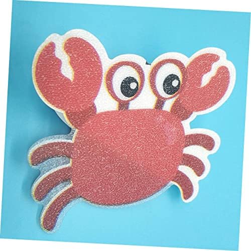 LIFKICH Non-Slip Bathroom Stickers 5pcs Cartoon Crab Design
