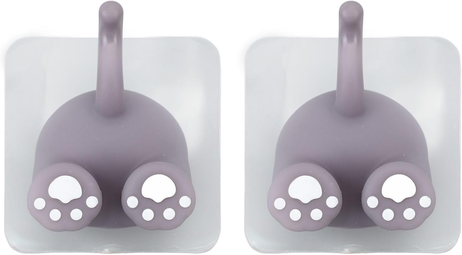 Pssopp 2Pcs Kitten Tail Toothbrush Holder for Kids