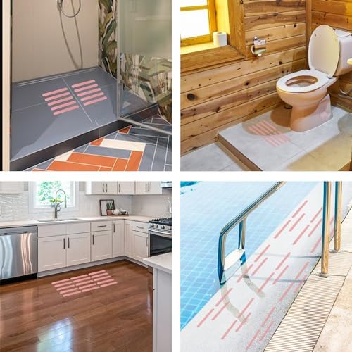 36pcs Pink Non-Slip Bathtub Sticker for Safety