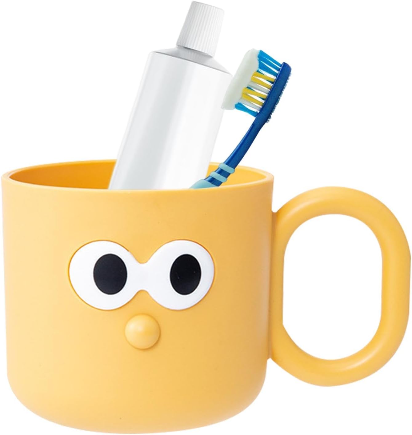 Kids Toothbrush Rinse Cup - Cute Cartoon Design Unbreakable Reusable