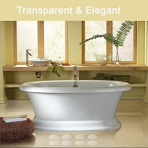 DaskFire Clear Non-Slip Bathtub Stickers 32 x 24 Pack
