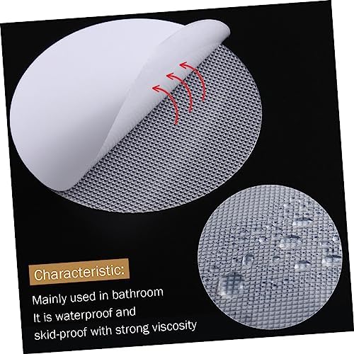 Lightaotao 30 Pcs Round Non-Slip Bathroom Stickers