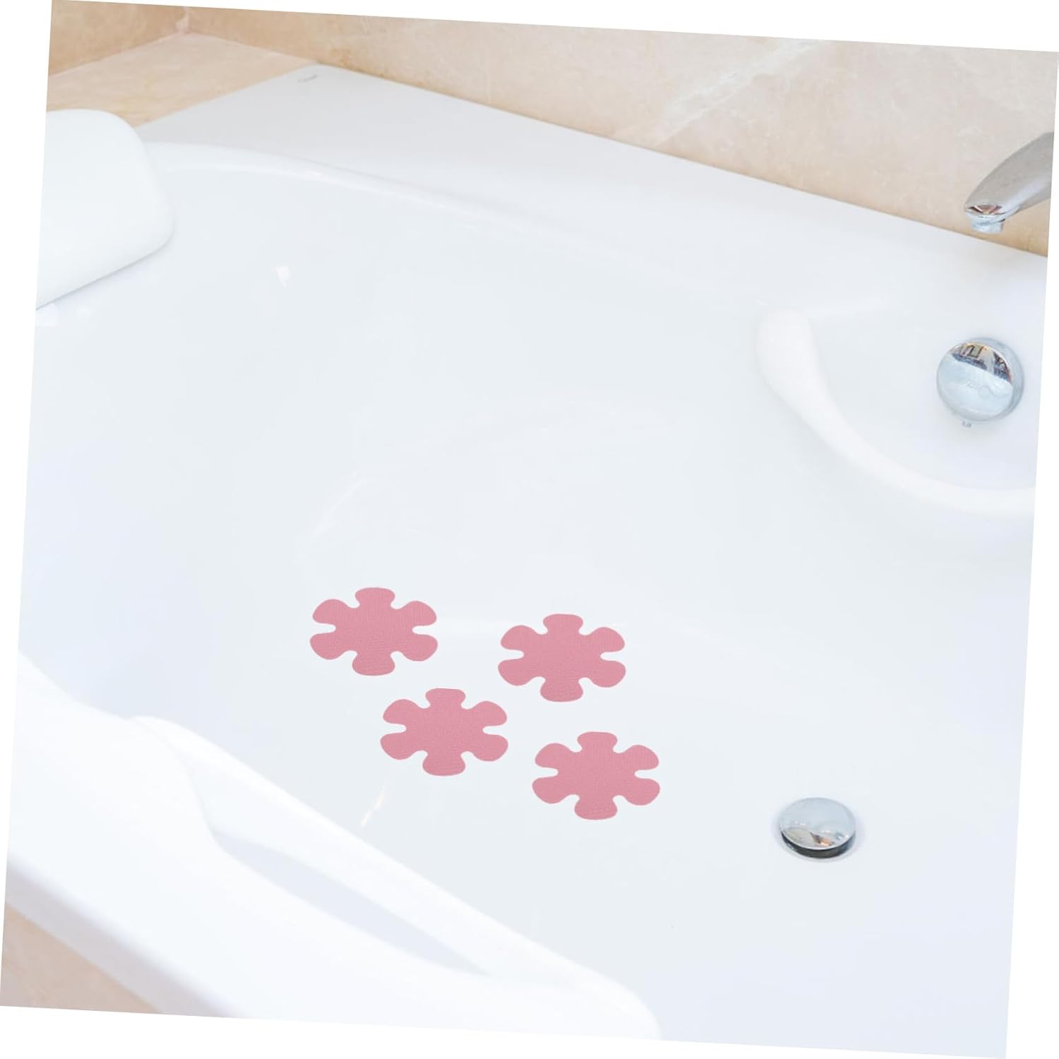 Zerodeko 20PCS Non-Slip Flower Stickers for Bath Stairs