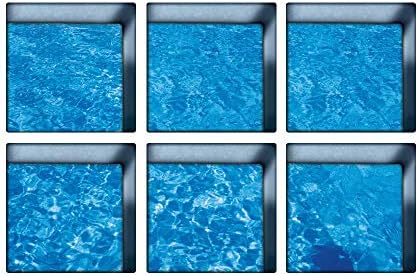 AILEGOU 3D Non-Slip Bathtub Stickers with 6 Pieces