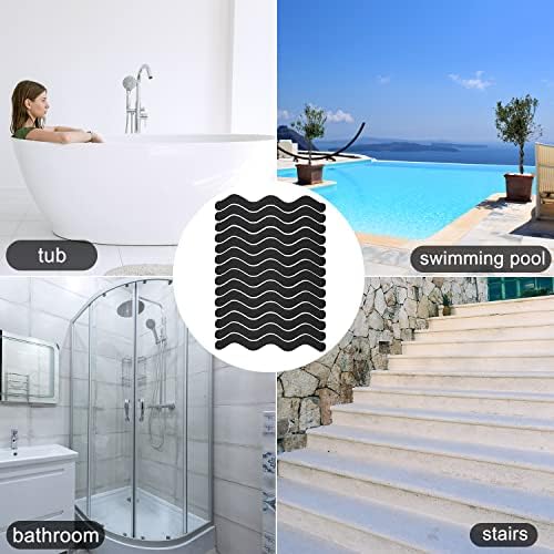 Ding Xi Bathroom Tub Non-Slip Stickers 24 Pack with Silicone Scraper