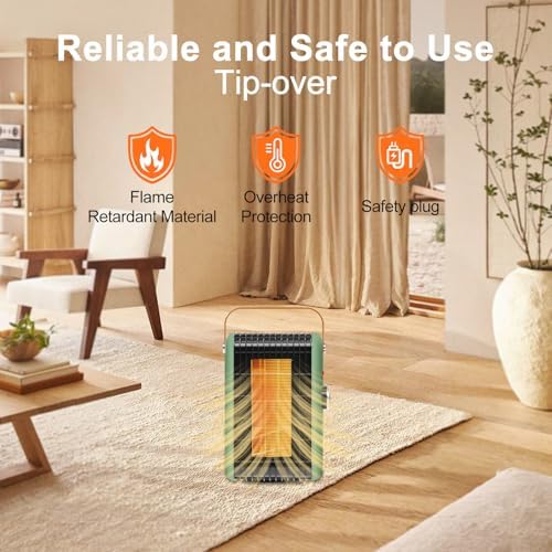 1500W PTC Electric Space Heater for Quick Heating