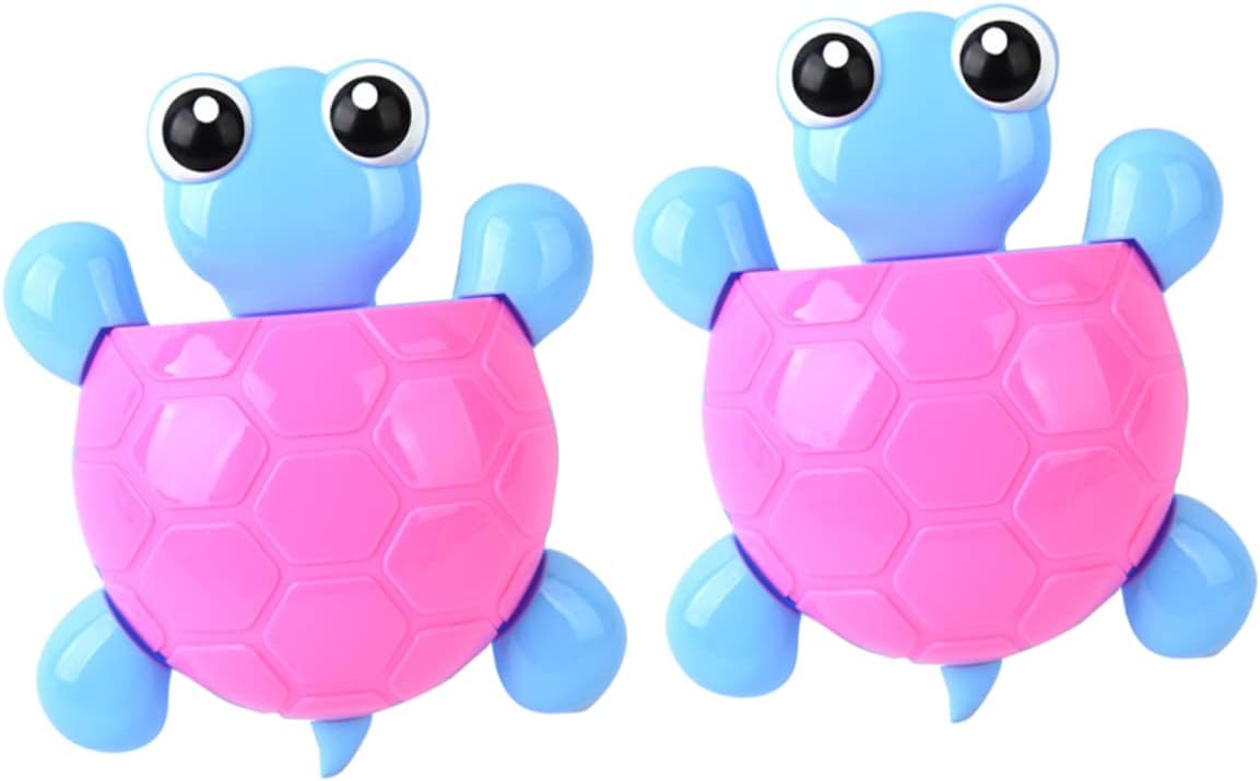 Cute Turtle Suction Cup Toothbrush Holder