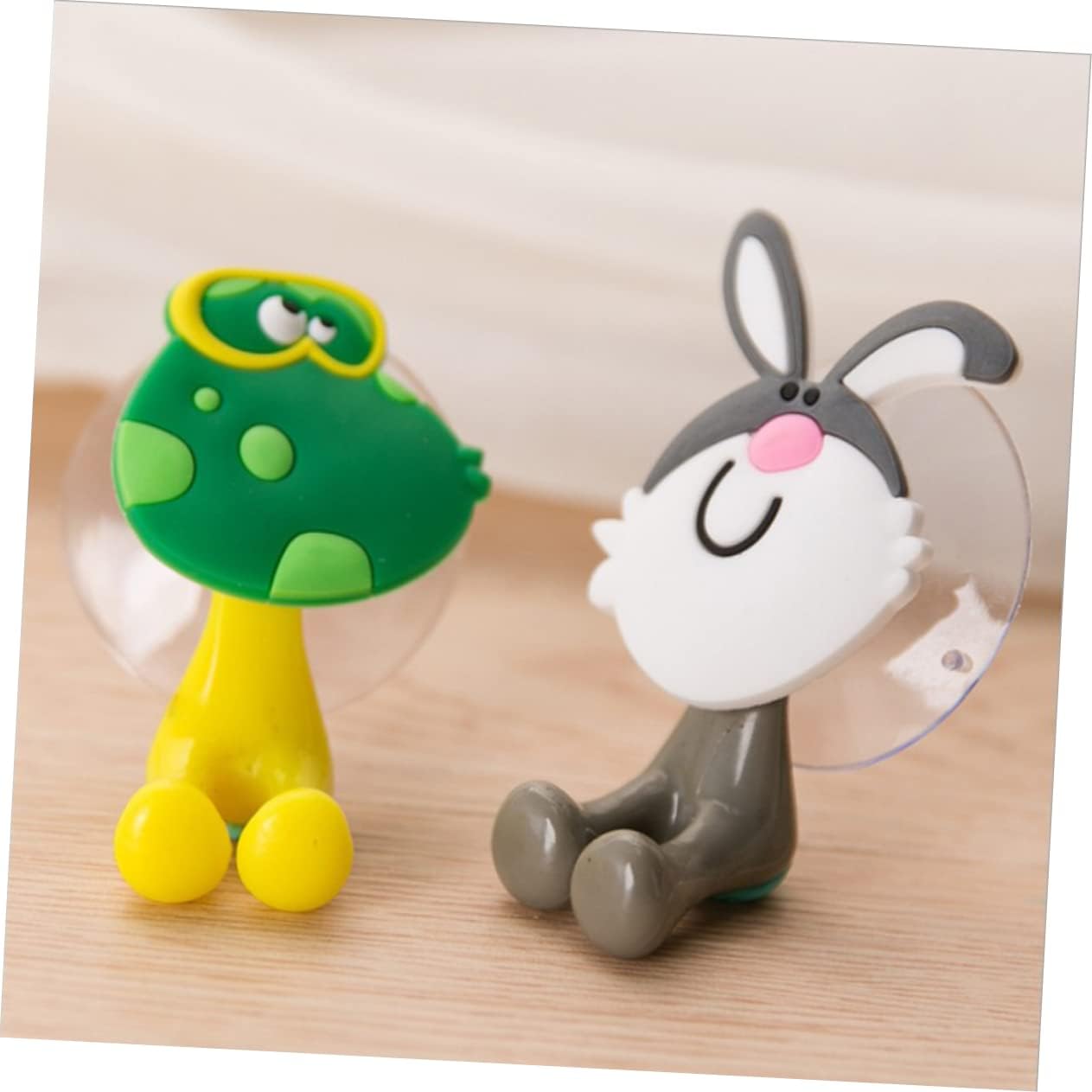 Anneome Cartoon Animal Suction Cup Toothbrush Holder