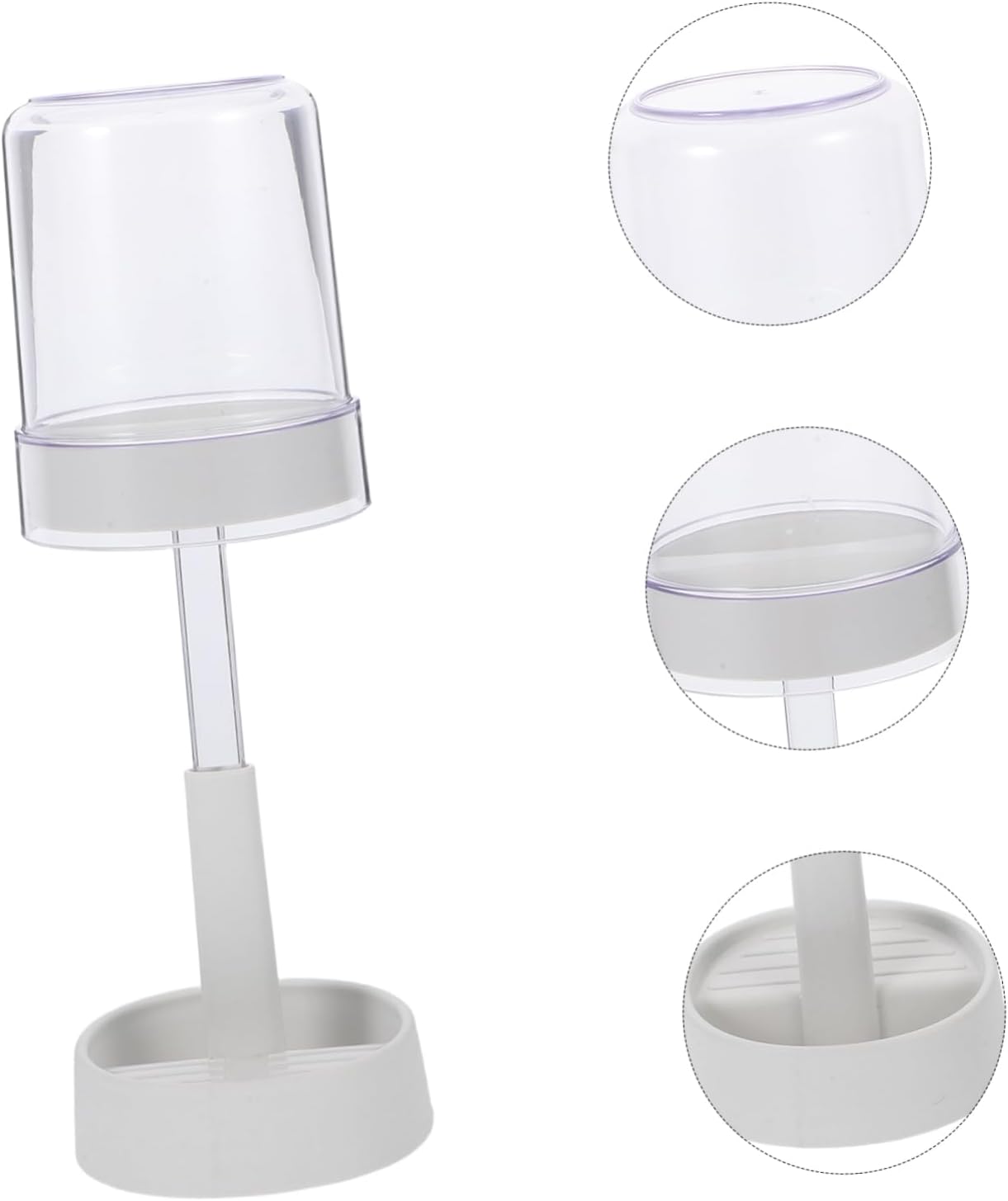 Anneome Toothbrush Holder Cup with Lid and Suction Cups 1
