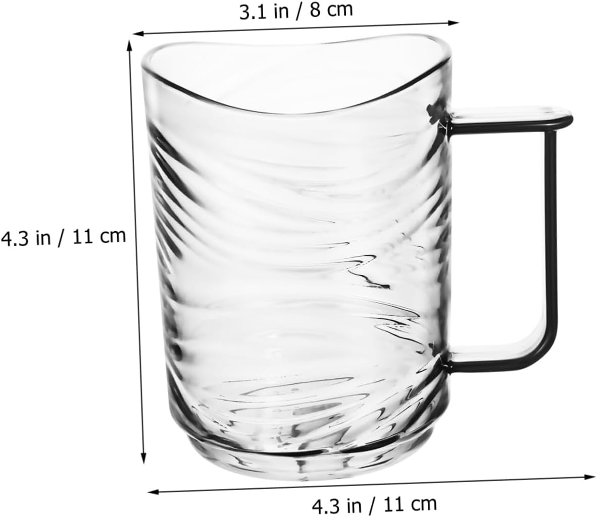 2pcs Toothbrush Holder Cup with Handle Reusable Plastic Rinse Tumbler for Bathroom