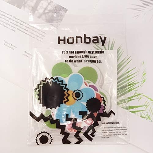 Honbay 10PCS Colorful Non-Slip Bathtub Stickers
