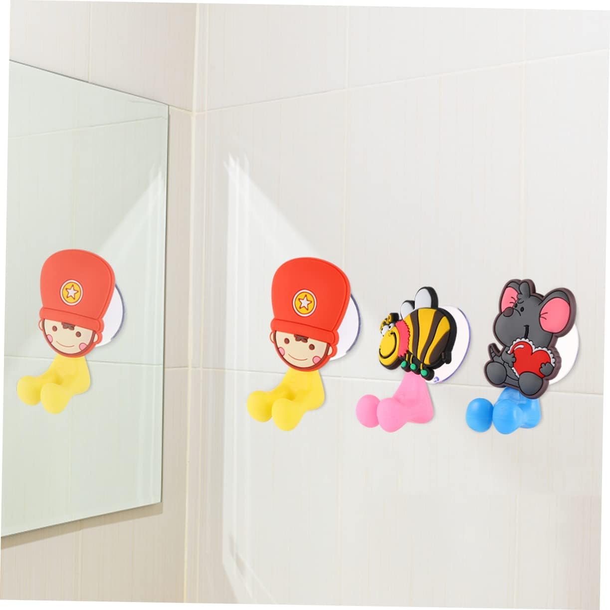SOLUSTRE Suction Cup Toothbrush Holder 3pcs Set