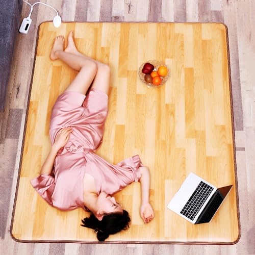 MOFGOE Heated Floor Mat 50x100cm with 60C Temp 12h Timer