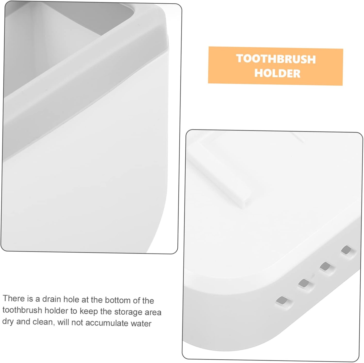 Wall Mounted Toothbrush Holder for Electric Toothbrushes 1