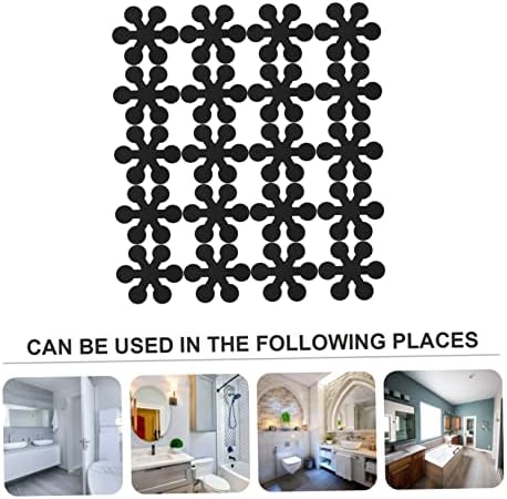 Alipis Non-Slip Bath Tub Stickers 20pcs Snowflake Design