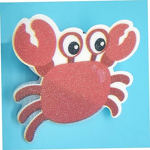 5pcs Non-Slip Bath Stickers Crab Decor Tub Treads