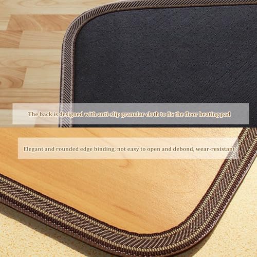 Graphene Heated Rug with Timer and Waterproof Design