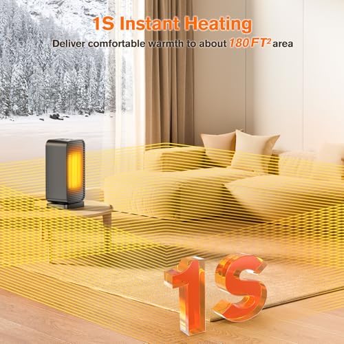 Flowbreeze 2-in-1 Heater Fan with Remote