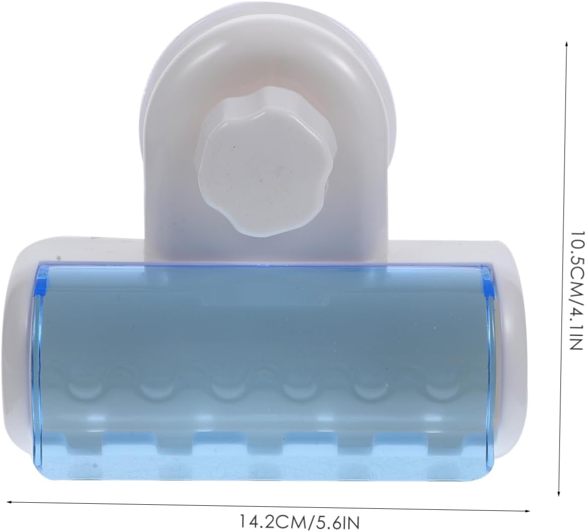 2pcs Suction Wall Mounted Toothbrush Holder for Family Bathroom Use