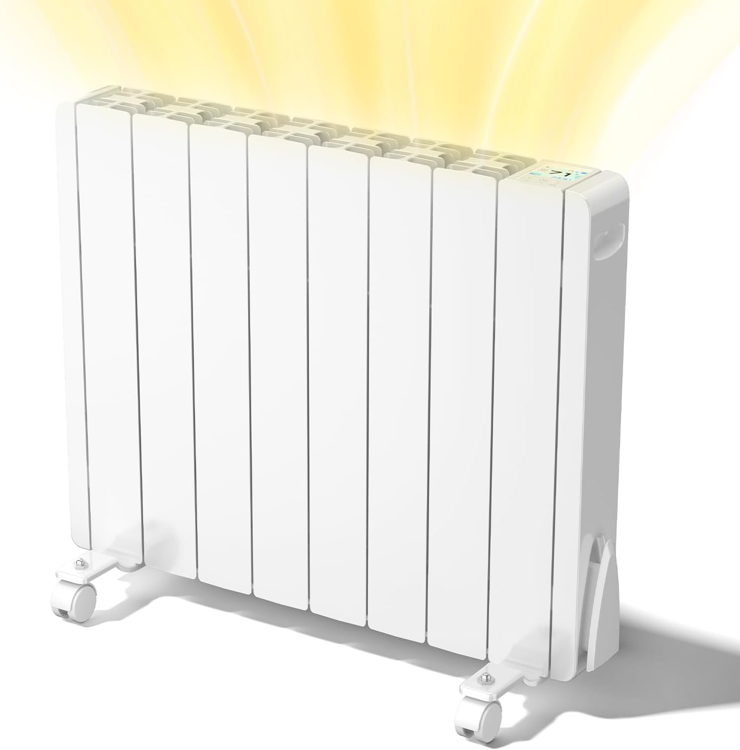 Eueiriup 1500W Electric Wall Heater with LED Display Touch Control
