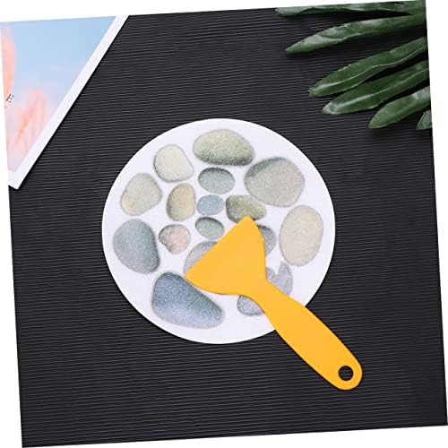 PRETYZOOM 4Pcs Bathroom Non-Slip Stickers with Scraper