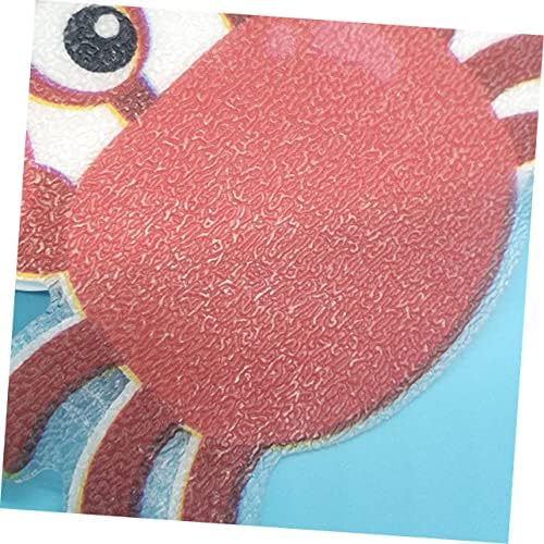 WOONEKY 5PCS Non-Slip Bath Grip Stickers Crab Design