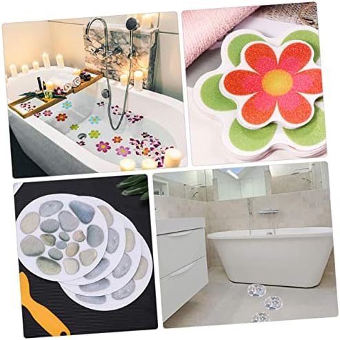 Amosfun 14pcs Non-Slip Bathtub Stickers for Safety