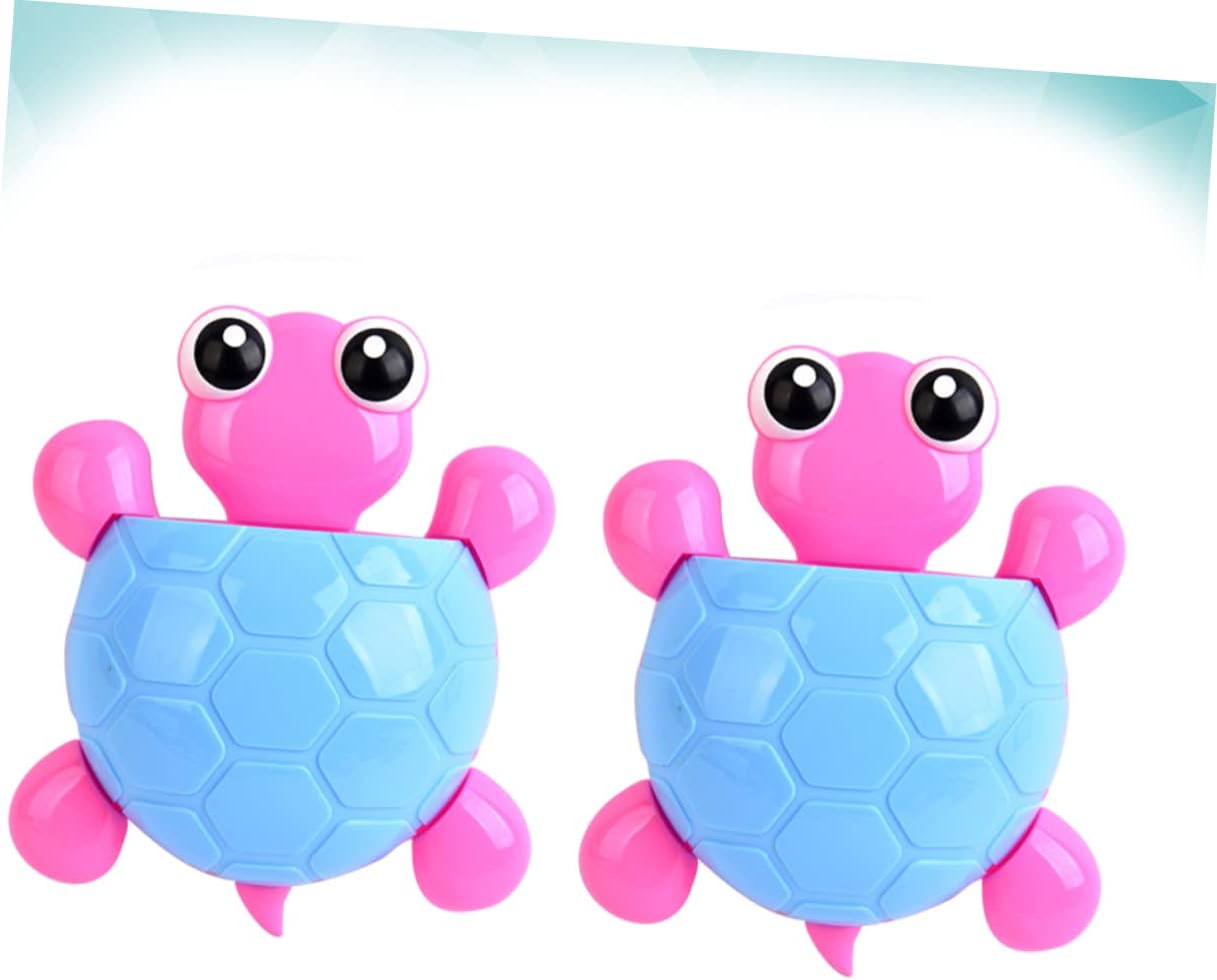 Suction Cup Toothbrush Holder with Turtle Design