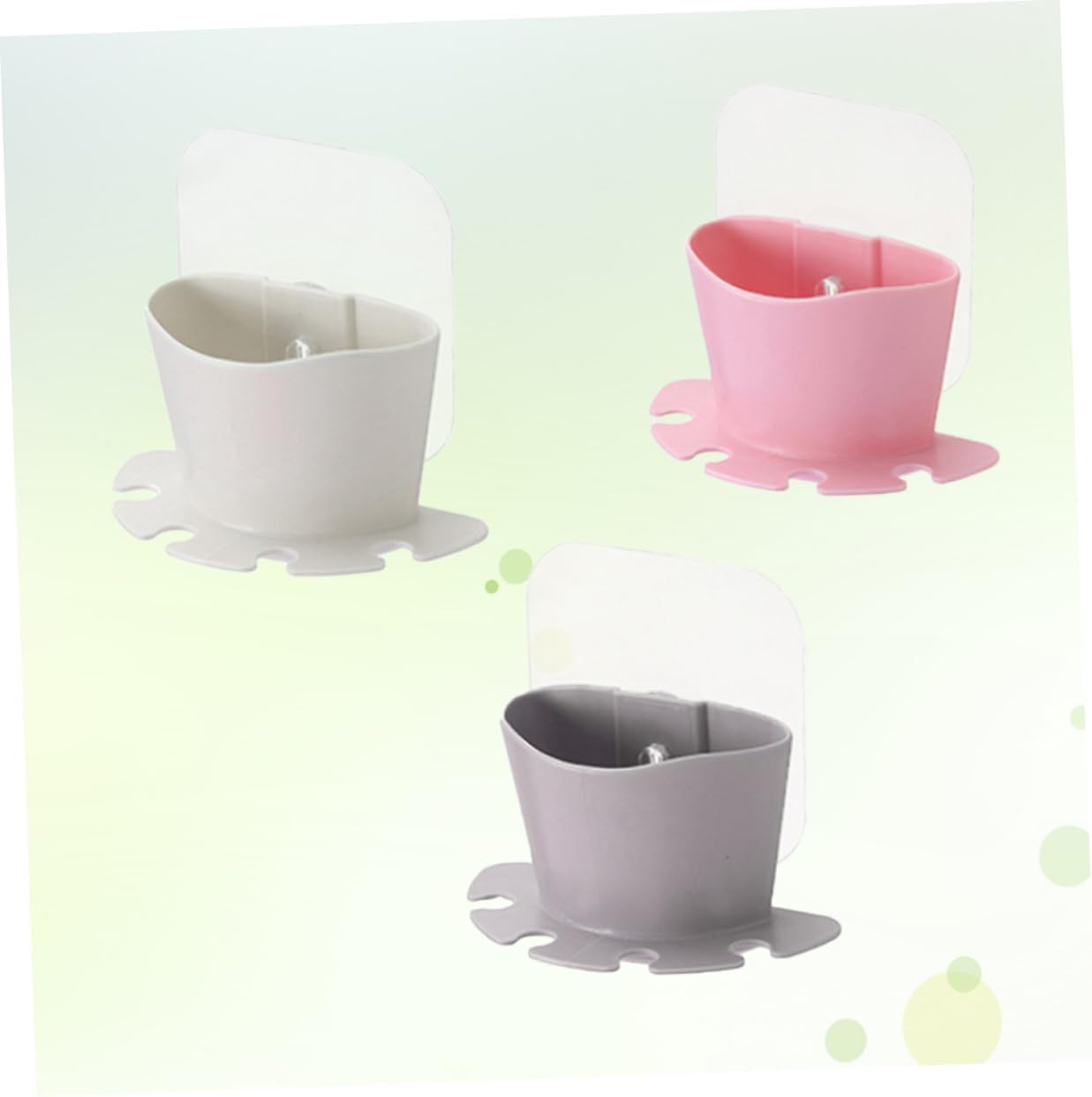 PRETYZOOM Suction Cup Toothbrush Holder Organizer
