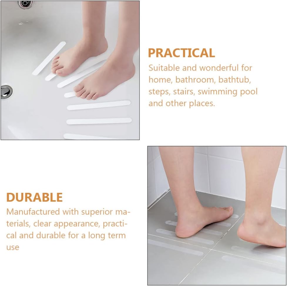 iplusmile 12pcs Anti-Slip Bathtub Stickers