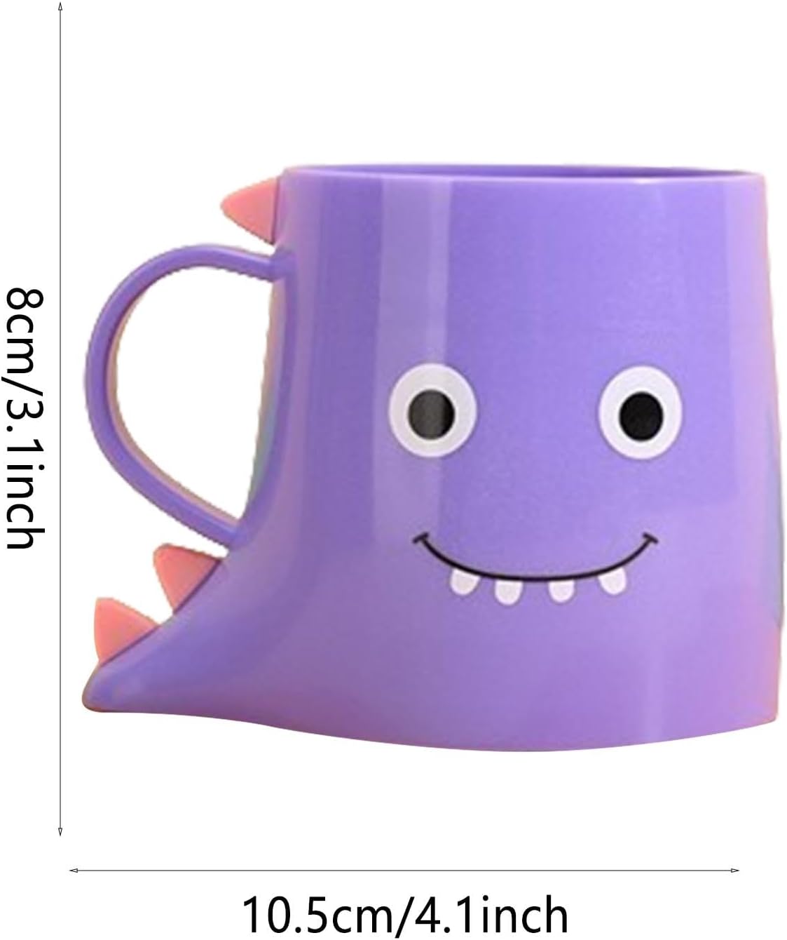 Dinosaur Toothbrush Holder with Wash Cup Purple