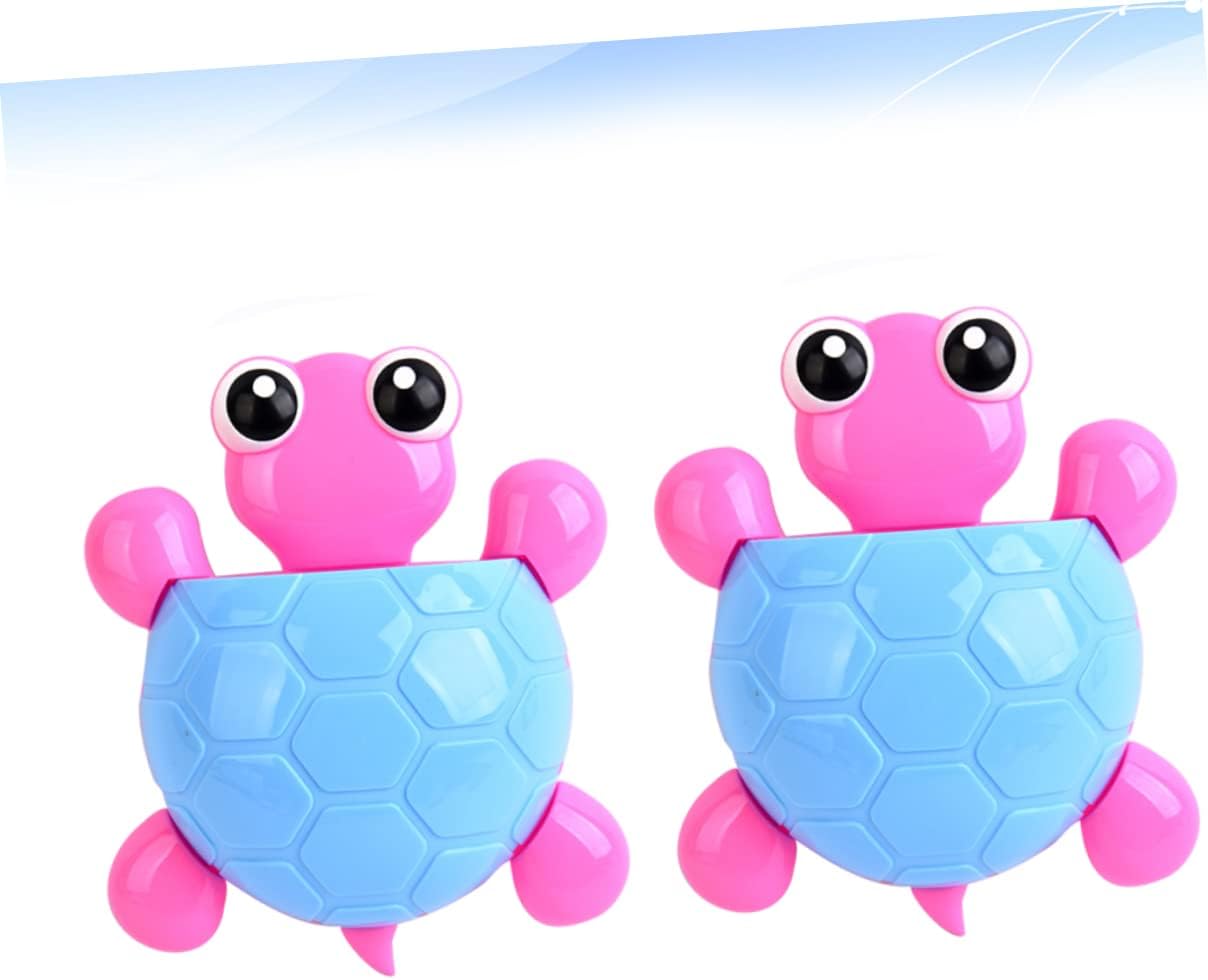 Suction Cup Toothbrush Holder with Turtle Design