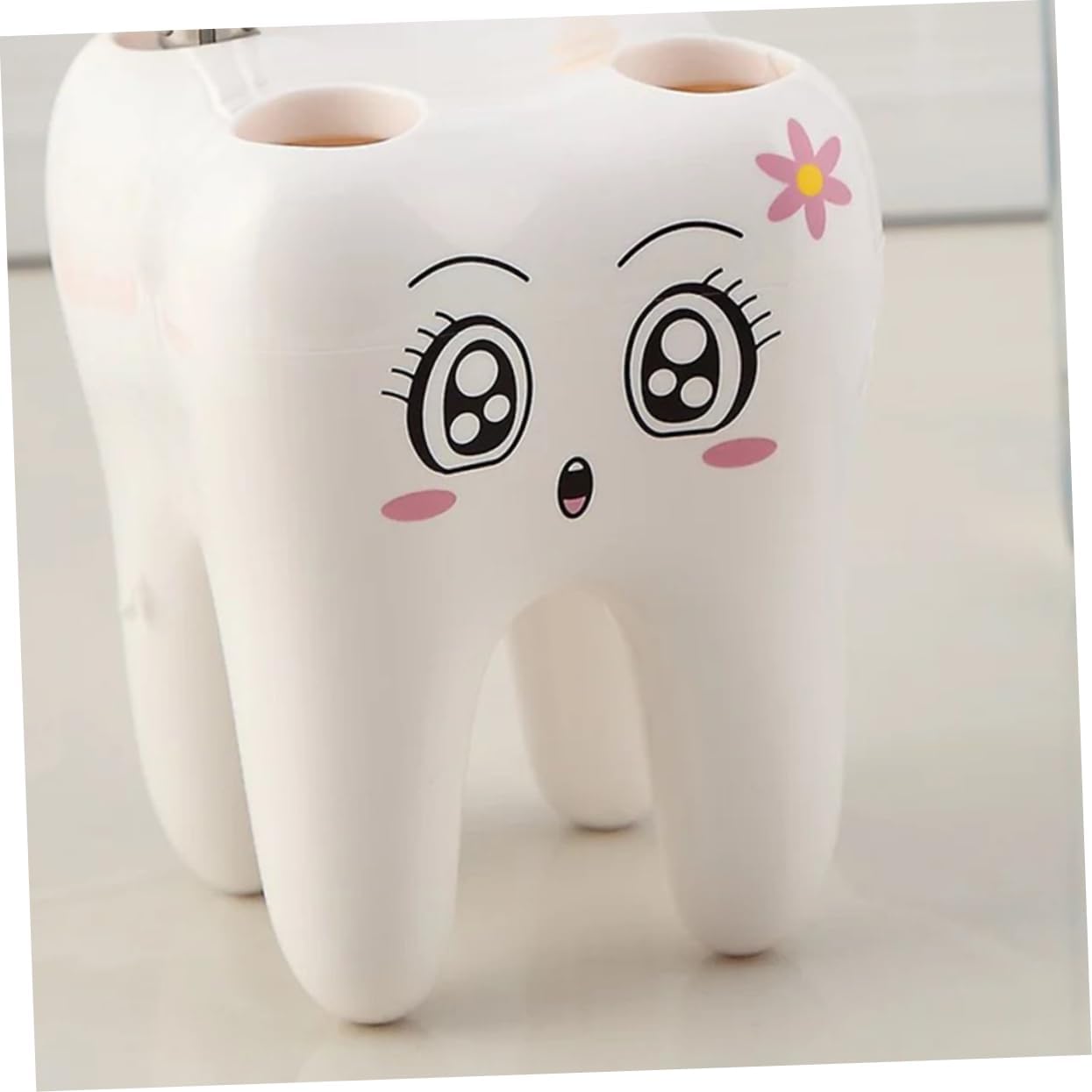 Ciieeo Cartoon Toothbrush Holder for Bathroom
