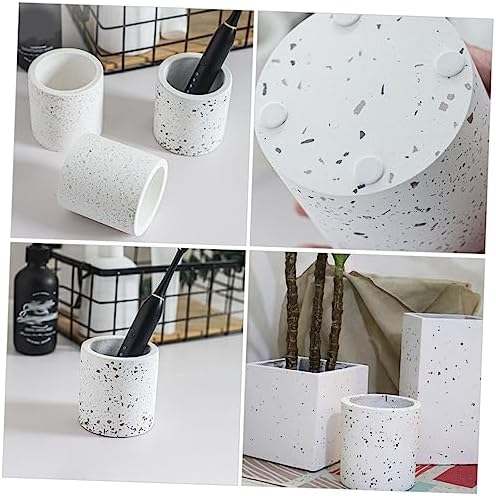 Bathroom Toothbrush Holder with Suction Cup and Storage Capacity