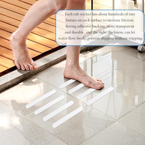 RETON 54 PCS Anti-Slip Shower Mat Stickers