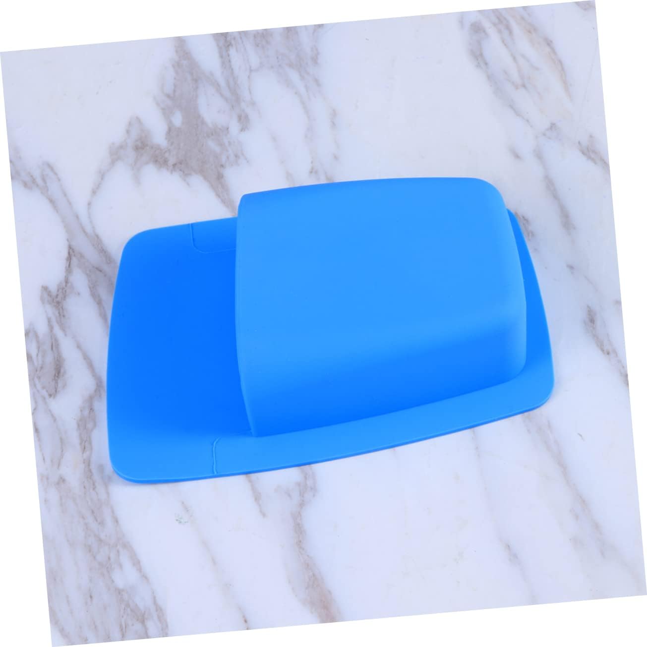 Silicone Bathroom Storage Organizer Wall Mounted Toothbrush Holder Razor Holder Blue