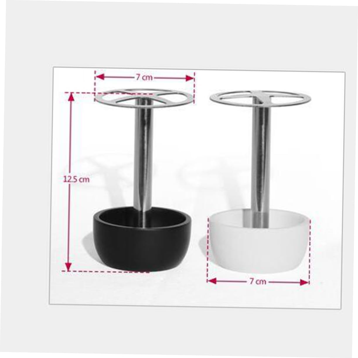 ABOOFAN 304 Stainless Steel Toothbrush Holder Black