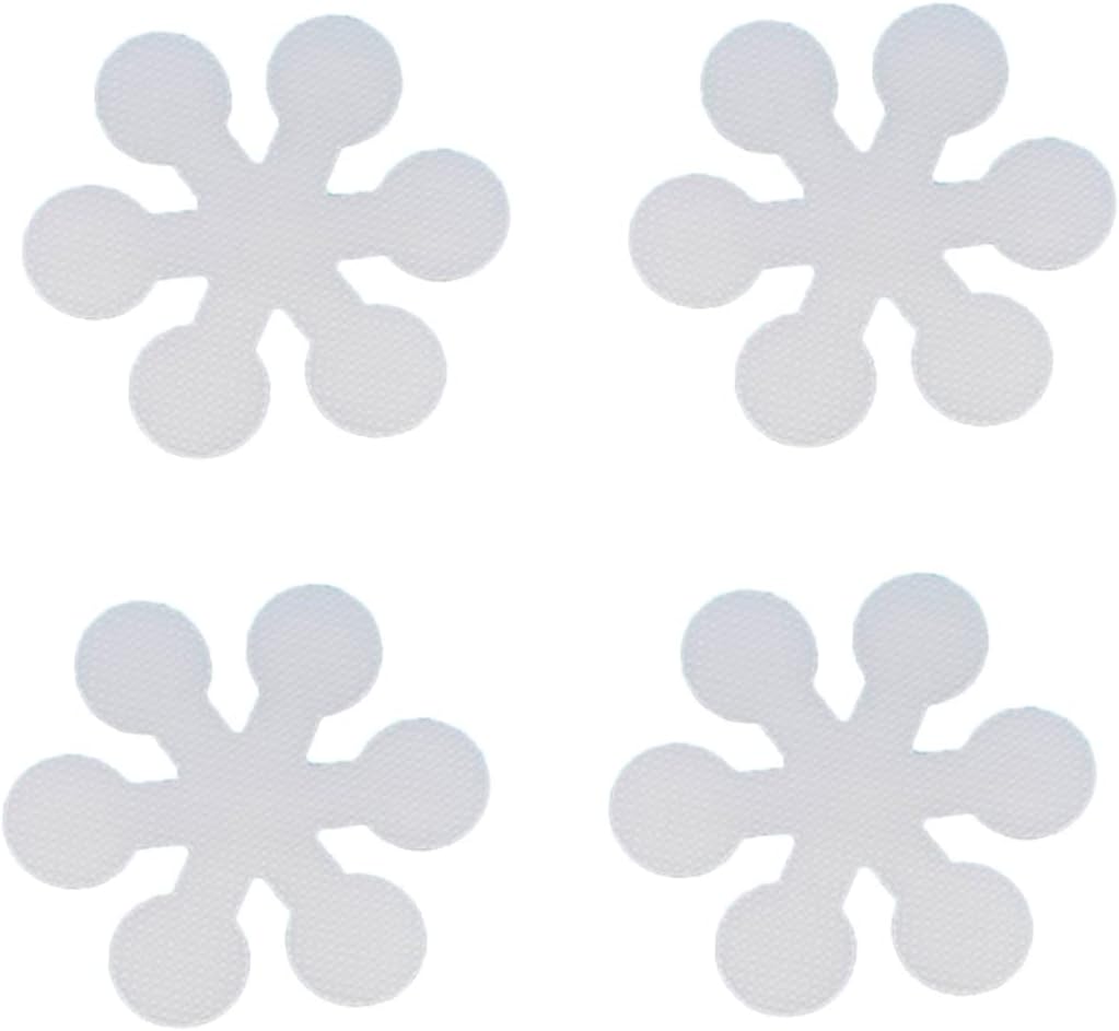 STOBAZA 20 Pack Snowflake Non-Slip Bathtub Decals