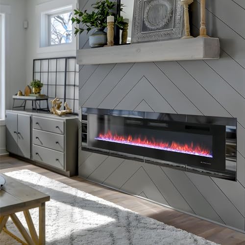 MAISON ARTS 72 Electric Fireplace with Remote Control