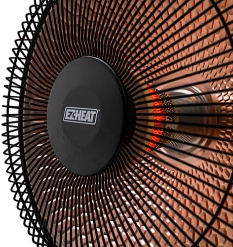 EZ-HEAT 1000-Watt Electric Space Heater with Dual Settings