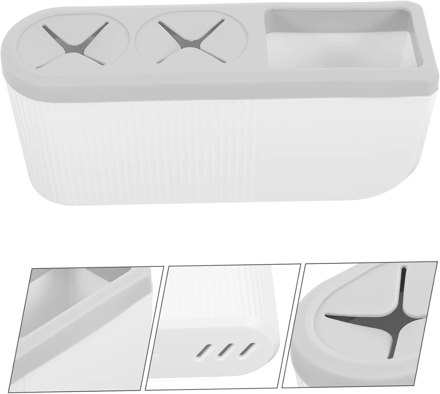 Ciieeo Wall Mounted Toothbrush Holder Organizer 1